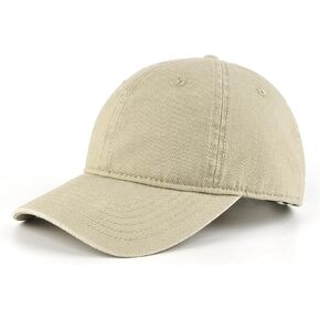 XXL Oversize Washed Denim Baseball Cap,Low Profile Jean Sports Cap for Big Heads 23.5"-25.5",Large Pigment Dyed Dad Hat