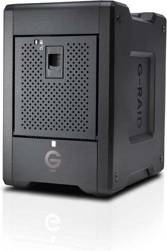SanDisk Professional 8TB G-RAID Shuttle SSD - Transportable, 8-Bay External Solid State Drive; Thunderbolt 3 and USB-C; Hardware RAID; up to 2800MB/s Read - SDPS24H-008T-NBAAB in Saudi Arabia
