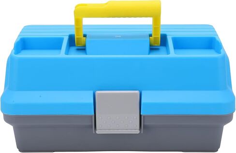 Classic Tray Tackle Box, Convenient Strong and Durable Multifunctional Fishing Accessories Storage Case Proable with Three-Layer for Fishing in Saudi Arabia