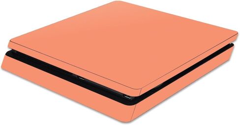 MightySkins Skin Compatible with Sony PS4 Slim Console - Solid Pink | Protective, Durable, and Unique Vinyl Decal wrap Cover | Easy to Apply, Remove, and Change Styles | Made in The USA in Saudi Arabia