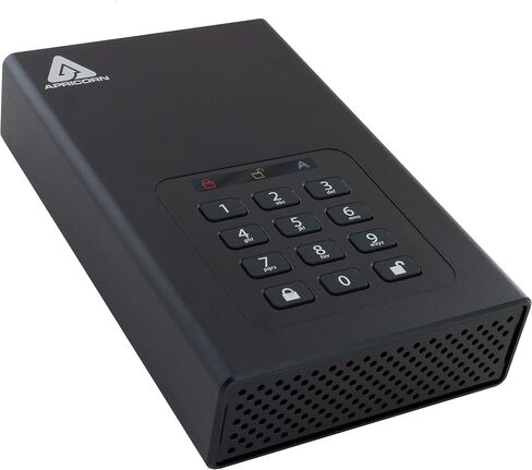 Apricorn 2TB Aegis Padlock DT 256-Bit Encrypted USB 3.0 Hard Drive (ADT-3PL256-2000) in Saudi Arabia