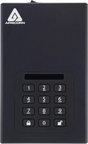 Apricorn 2TB Aegis Padlock DT 256-Bit Encrypted USB 3.0 Hard Drive (ADT-3PL256-2000) in Saudi Arabia