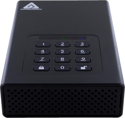 Apricorn 2TB Aegis Padlock DT 256-Bit Encrypted USB 3.0 Hard Drive (ADT-3PL256-2000) in Saudi Arabia