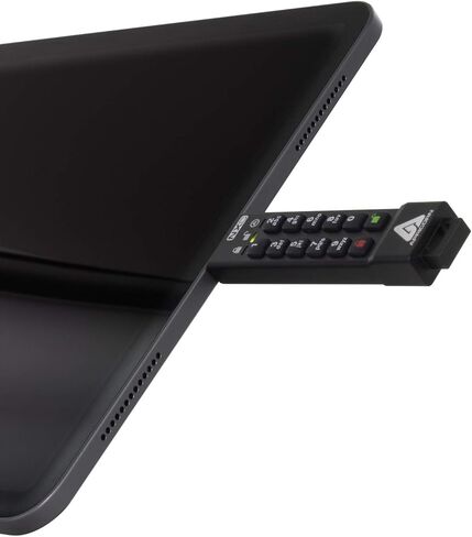 محرك أقراص Aegis الآمنة 4GB من Apricorn 3 NXC 256-Bit مشفر بالأجهزة USB 3.2 من النوع C ، FIPS 140-2 مستوى 3 مصادق عليه (ASK3-NXC-4GB) in Kuwait