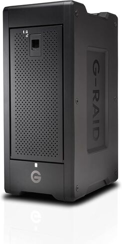 SanDisk Professional 48TB G-RAID Shuttle 8 - Transportable Enterprise-Class 8-Bay External Hard Drive, Thunderbolt 3 and USB-C, Hardware RAID, Up to 1900MB/s Read - SDPH48H-048T-NBAAB in Saudi Arabia