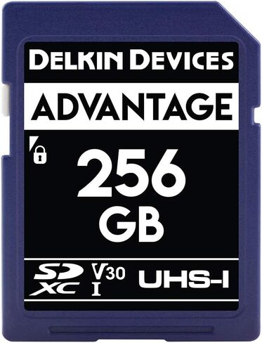 Delkin Devices 16GB ADVANTAGE SDHC Memory Card UHS-I (U3/V30) - High Speed SD Card 16GB for Cameras | Memory cards for cameras with 4K UHD, Full HD, Shock/Water/X-Ray Proof in Saudi Arabia