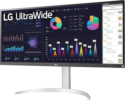 LG UltraWide FHD 26-Inch Computer Monitor 26WQ500-B, IPS with HDR 10 Compatibility and AMD FreeSync, Black in Kuwait