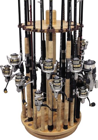Rush Creek Creations Round Spinning 30 Fishing Rod Rack in Saudi Arabia
