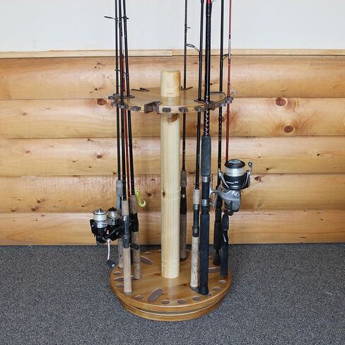 Rush Creek Creations Round Spinning 30 Fishing Rod Rack in Saudi Arabia