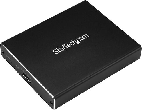 StarTech M.2 NGFF SATA SSD Enclosure, USB 3.0 5Gbps, UASP, Aluminum, Black in Kuwait