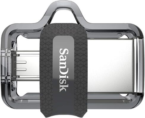 محرك الأقراص SanDisk Ultra Dual Drive m3.0 لأجهزة Android وأجهزة الكمبيوتر - microUSB، USB 3.0 in Kuwait