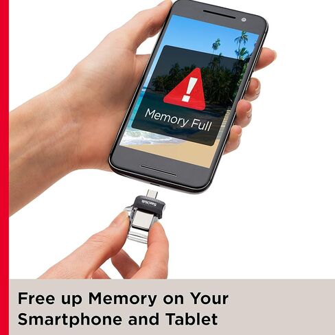 SanDisk 32GB Ultra Dual Drive M3.0 for Android Devices and Computers - MicroUSB, USB 3.0 - SDDD3-032G-G46 in Saudi Arabia