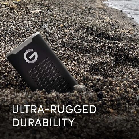 SanDisk Professional 1TB G-DRIVE SSD - Ultra-Rugged, IP67 Dust/Water Resistant, Portable External NVMe Solid State Drive, Up to 1,050 MB/s, USB 3.2 Gen 2 - SDPS11A-001T-GBANB in Saudi Arabia