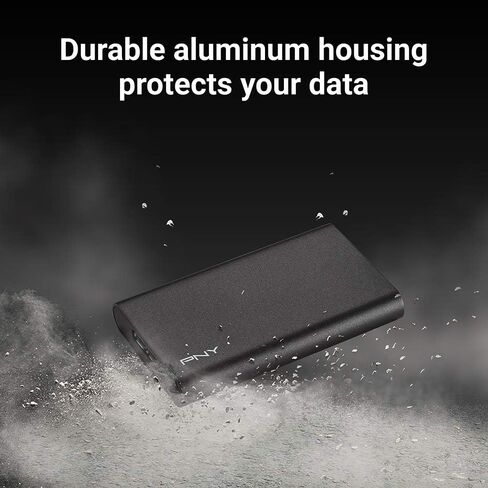 PNY Elite 480GB USB 3.1 Gen 1 Portable Solid State Drive (SSD) - (PSD1CS1050-480-FFS) in Saudi Arabia