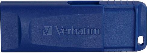 Verbatim 8GB USB 2.0 Flash Drive - Cap-Less & Universally Compatible - Blue in Saudi Arabia