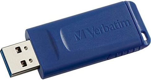 Verbatim 8GB USB 2.0 Flash Drive - Cap-Less & Universally Compatible - Blue in Saudi Arabia