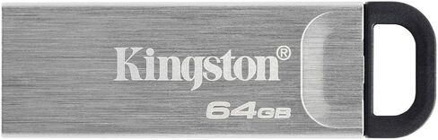Kingston DataTraveler Kyson 64GB High Performance USB 3.2 Metal Flash Drive | Speeds up to 200MB/s | DTKN/64GB in Saudi Arabia