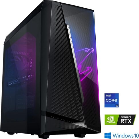 GIGABYTE AORUS Model X Gaming PC Computer Desktop (Intel i9-11900K, NVIDIA GeForce RTX 3080 GDDR6X 10GB, 16GB DDR4 RAM, 3TB M.2 SSD) - GB-AMXI9N8A-2051 in Saudi Arabia