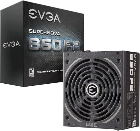 EVGA Supernova 1600 P2 80+ Platinum، وضع ECO بقدرة 1600 واط، وحدات NVIDIA SLI بالكامل وCrossfire جاهز لإمداد الطاقة لمدة 10 سنوات 220-P2-1600-X1 in Kuwait