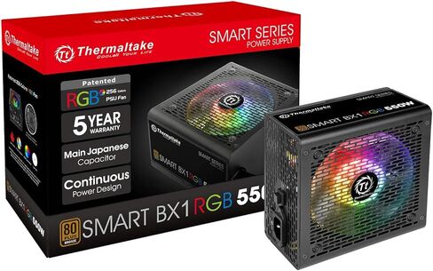 بطارية احتياطية ذكية جاهزة ومستمرة RGB 80+ برونزي PS-SPR-0550NHFABU-1 من ثيرمال تاك in Kuwait