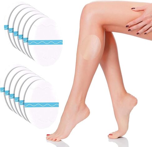 شريط حماية من الجلد، وسادات داخلية مضادة للاحتكاك في الفخذ، رقع شريط احتكاك الجسم شفافة غير مرئية (شفافة - 12 قطعة) in Kuwait