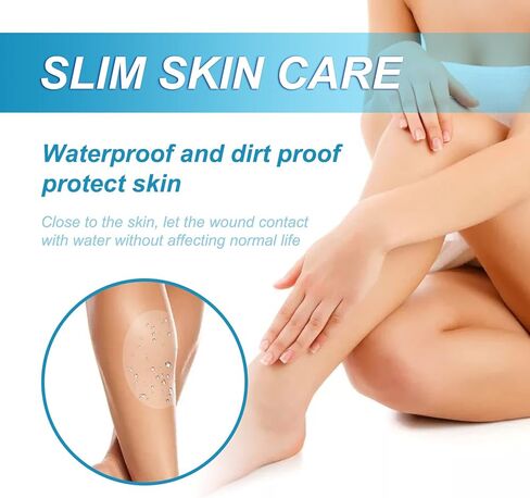 شريط حماية من الجلد، وسادات داخلية مضادة للاحتكاك في الفخذ، رقع شريط احتكاك الجسم شفافة غير مرئية (شفافة - 12 قطعة) in Kuwait