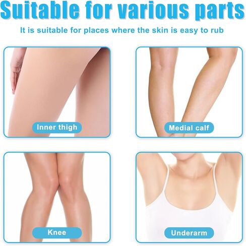 شريط حماية من الجلد، وسادات داخلية مضادة للاحتكاك في الفخذ، رقع شريط احتكاك الجسم شفافة غير مرئية (شفافة - 12 قطعة) in Kuwait