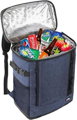Camping Cooler Backpack Insulated Leak Proof Travel Cooler Bag for Keeping Food Hot or Cold, 30 cans Portable Cooler Bag for Camping Picnic Hiking Barbecue Parties, and Sports Events in Saudi Arabia