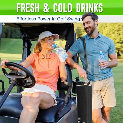 Golf Cooler Bag Insulated with Ice Packs - Keeps 6 Beer Cans or 2 Wine Bottles Cold for Hours, Fits Discreetly in Golf Bags; Golf Accessories Fathers Day Dad Gifts for Men from Daughter Son Wife in Saudi Arabia