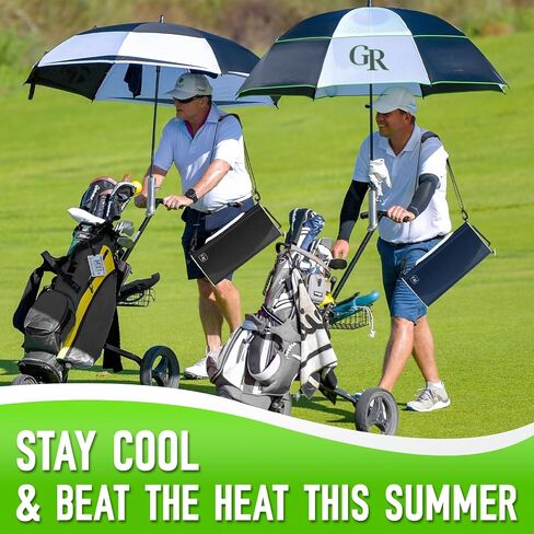 Golf Cooler Bag Insulated with Ice Packs - Keeps 6 Beer Cans or 2 Wine Bottles Cold for Hours, Fits Discreetly in Golf Bags; Golf Accessories Fathers Day Dad Gifts for Men from Daughter Son Wife in Saudi Arabia
