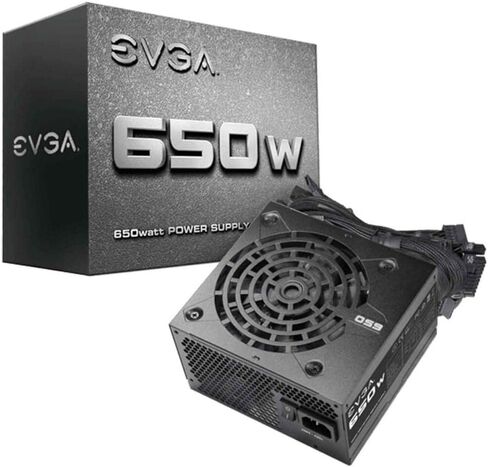 EVGA 100-N1-0400-L1, 400 N1, 400W, 2 Year Warranty, Power Supply 100-N1-0400-L1 & Cooler Master MasterBox Q300L Micro-ATX Tower with Magnetic Design Dust Filter, Black in Saudi Arabia