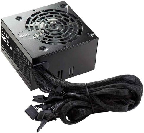 EVGA 100-N1-0400-L1, 400 N1, 400W, 2 Year Warranty, Power Supply 100-N1-0400-L1 & Cooler Master MasterBox Q300L Micro-ATX Tower with Magnetic Design Dust Filter, Black in Saudi Arabia