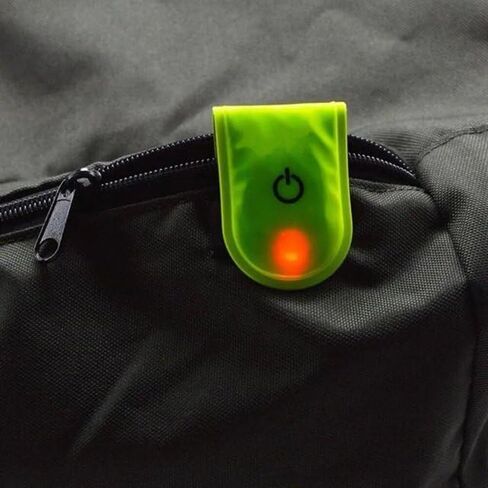 Night Running Reflector Light,Led Safety Magnetic Clip Light,Outdoor Clip Running Lights,for Night Walking,Cycling,Camping,Hiking,Running,Jogging Safety Accessories in Saudi Arabia