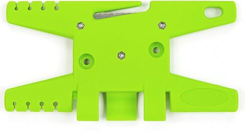 Spool Tool (Zombie Green) -Paracord Holder Spool Survival Kit (Holds 100ft of 550 Paracord) Made in USA in Kuwait