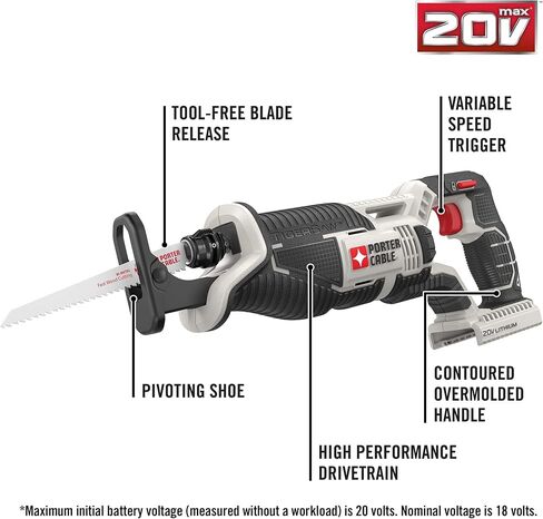 PORTER-CABLE PCC740LA 1/2" مفتاح ربط لاسلكي in Saudi Arabia