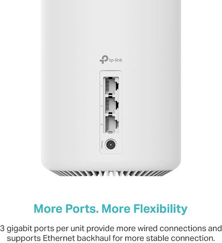 نظام شبكة TP-Link Deco AXE5400 ثلاثي الموجات WiFi 6E (Deco XE75) - يغطي ما يصل إلى 5500 قدم مربع، ويحل محل جهاز توجيه WiFi وموسع، شبكة تعتمد على الذكاء الاصطناعي، نطاق 6 جيجا هرتز جديد، عبوتان in Saudi Arabia