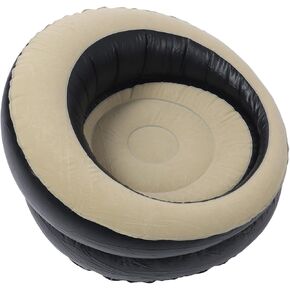 Portable Inflatable Couch Quick Inflation, Camping Inflatable Couch Chair for Living Room Bedroom, Ideal for Outdoor Travel (Coffee Color)