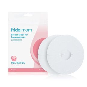 Frida Mom Breast Mask for Engorgement- Made with Cabbage, Jasmine + Sage to Relieve Engorged Boobs + Breastfeeding Weaning- 2 Sheet Masks - No Artificial Fragrances, Phthalates, or Parabens