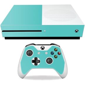 MightySkins Skin Compatible with Microsoft Xbox One S - Solid Hot Pink | Protective, Durable, and Unique Vinyl Decal wrap Cover | Easy to Apply, Remove, and Change Styles | Made in The USA