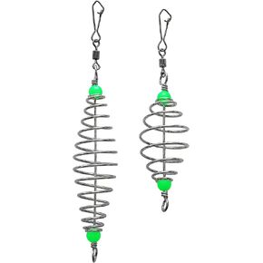 Spring Carp Fishing Feeder: 20pcs Heavy Duty Steel Bait Cage Carp Fishing Equipment
