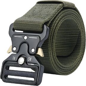 JacobsParts Quick Release Tactical Unisex Belt Heavy Duty Adustable Military Webbing Nylon,
