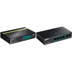 TRENDnet 8-Port Gigabit GREENnet PoE+ Switch, TPE-TG81g, 8 x Gigabit PoE+ Ports, Rack Mountable, Up to 30 W Per Port with 110 W Total Power Budget, Ethernet Network Switch, Metal, Lifetime Protection