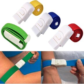 Elastic Bandage Tourniquets, 4Pack Quick Release Tourniquet Bands for Hunting and Hiking, Household