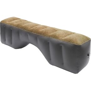 Car Mattress Sleeping Mat Comfortable Rear Seat Air Bed Gap Pad for Napping Travel Brown Gray