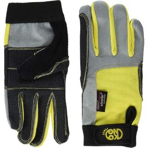 KONG Full Gloves Grey/Black/Yellow XXL