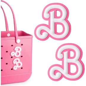 2Pcs Charms Hooks Set for Bogg Bag Accessories, Decoration Accessories for Beach Tote Bag Rubber Softball Gifts Beach Bag Accessories
