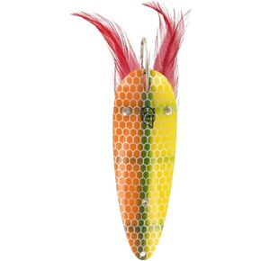 Weedless 33-Perch Nickel Back Fishing Lure, 3/4 oz, Outdoor Fishing Accessories, Orange/Yellow