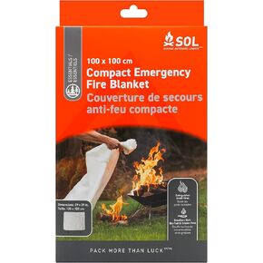 Survive Outdoors Longer Emergency Fire Blanket Compact 2 Pack