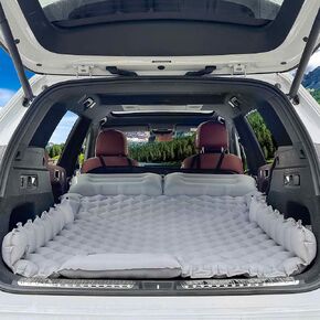 EULANT SUV Air Mattress for Car Camping and Travel,Inflatable Car Air Mattress with Pillow Built-in Foot Pump,Inflatable Thicken Air Bed for SUV,Trunk,MPV