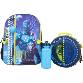 AI ACCESSORY INNOVATIONS Teenage Mutant Ninja Turtles 4 Piece Backpack Set, Kids 16" School Bag with Front Zip Pocket, TMNT Travel Bag